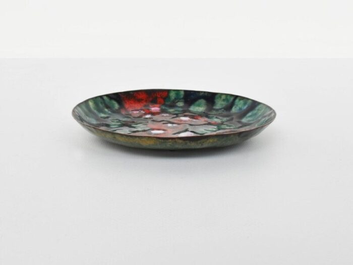 small enameled bowl attributed to de poli italy 1968 3