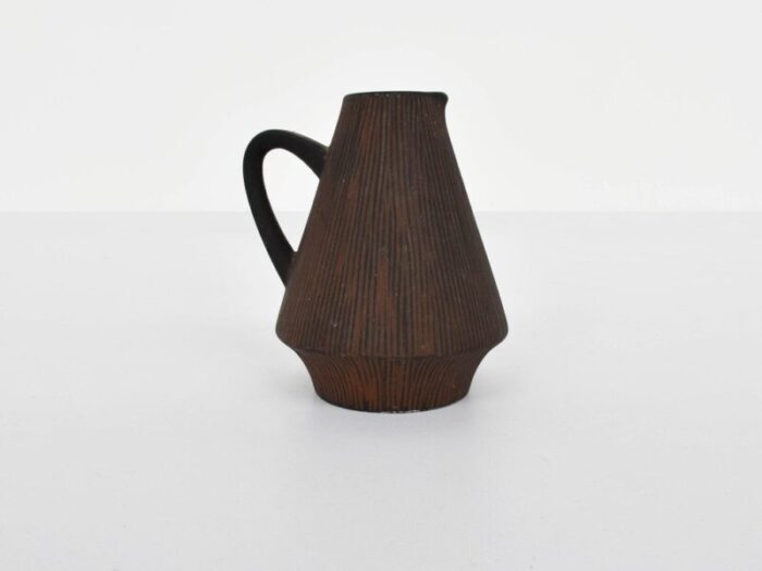 small ribbed ceramic jug 1958 1