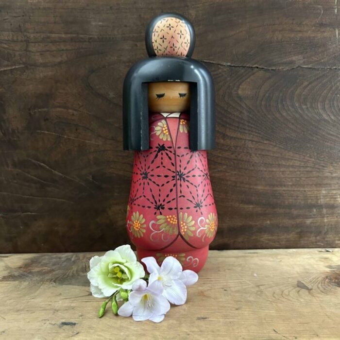 sosaku kokeshi doll by kazuo takamizawa japan 1970s 8