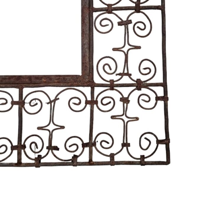 spanish wrought iron mirror frame 4