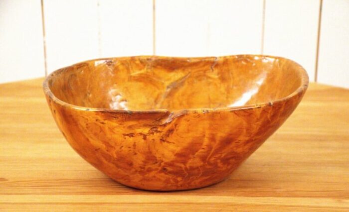 swedish birch burl bowl 1876 1