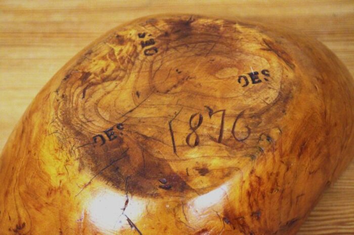 swedish birch burl bowl 1876 12