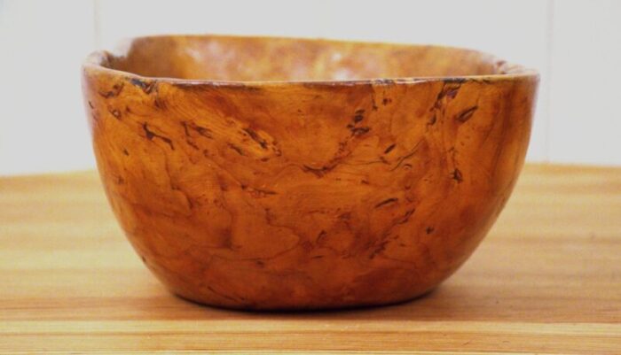 swedish birch burl bowl 1876 7