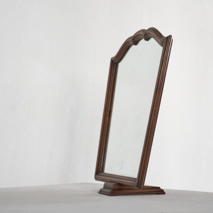 table mirror in wood 1930s 3