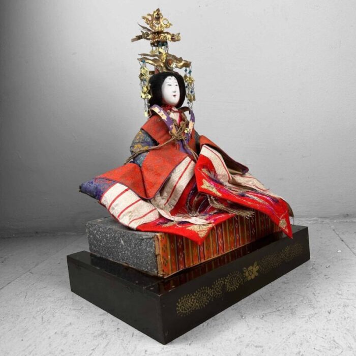 taisho decorative hina ningyo empress doll japan 1920s 15