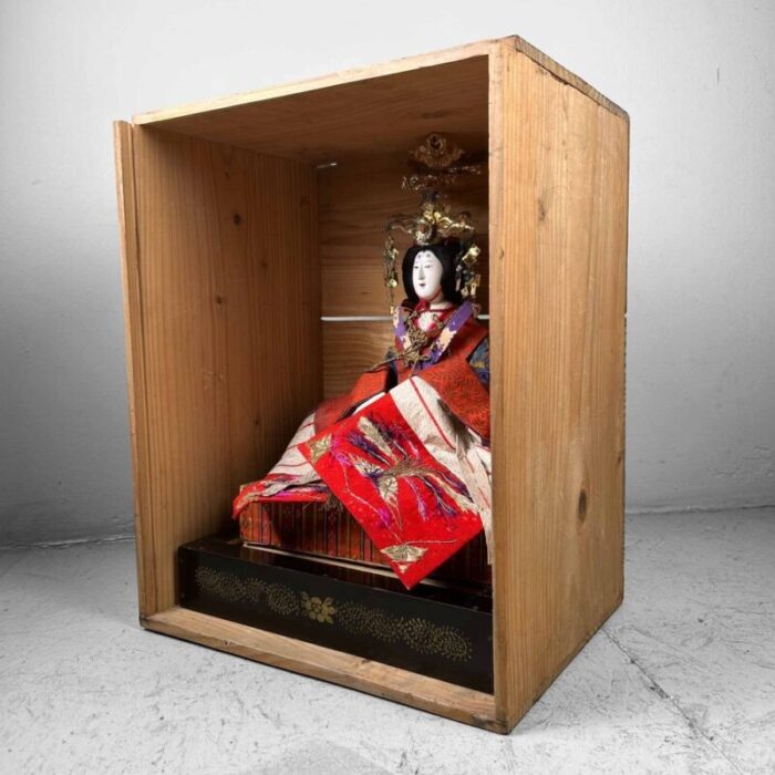 taisho decorative hina ningyo empress doll japan 1920s 17