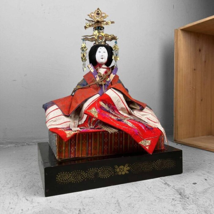 taisho decorative hina ningyo empress doll japan 1920s 3