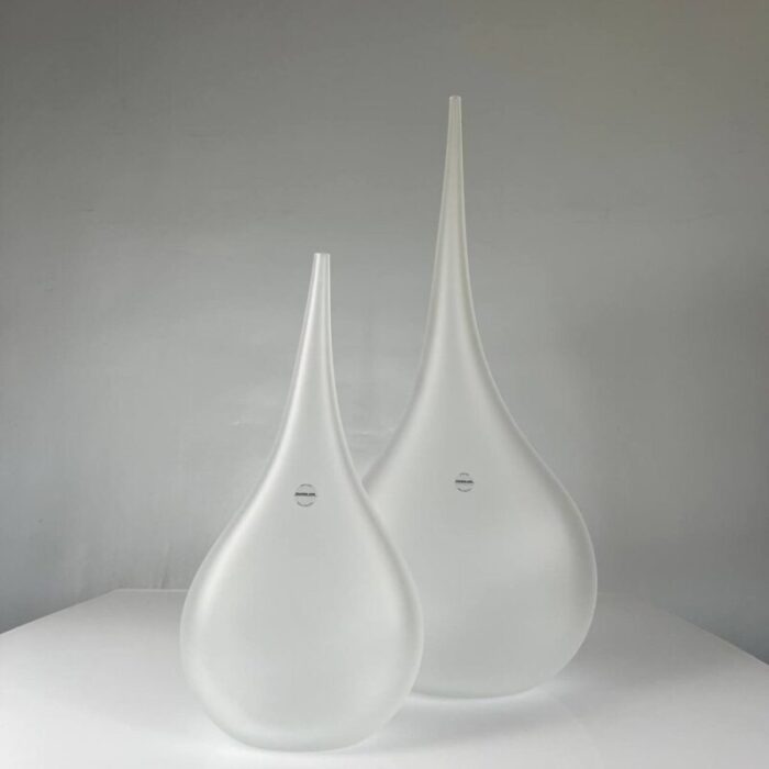 tango vase in murano glass by carlo nason set of 2 10