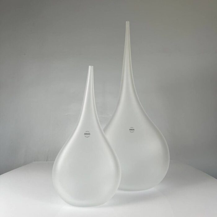 tango vase in murano glass by carlo nason set of 2 8