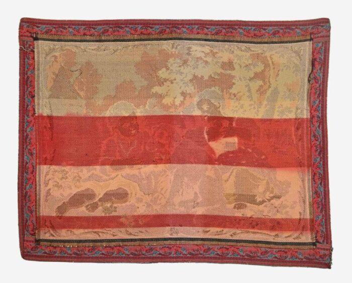 tapestry with bucolic scene 1950s 3