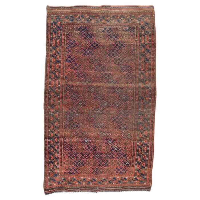 turkmen baluch rug 1950s 1