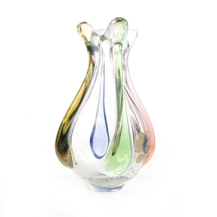 vase by hanna machanovska for mstisov glassworks czechoslovakia 1960s 1