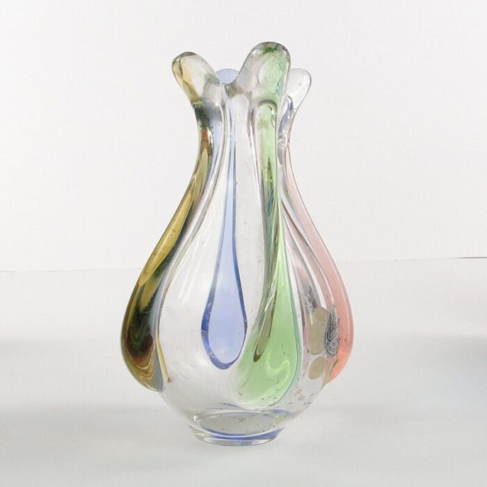 vase by hanna machanovska for mstisov glassworks czechoslovakia 1960s 9