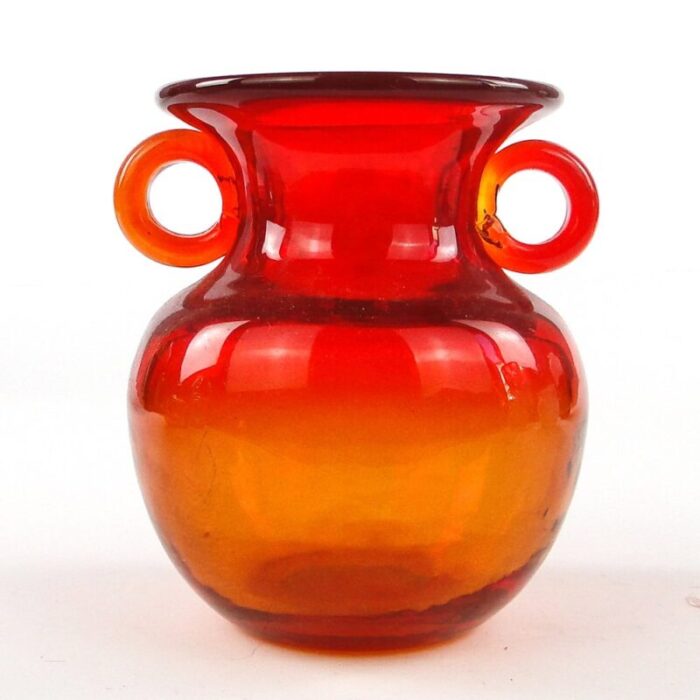 vase by j sluczan orkusz for cracow institute for glassworks poland 1970s 8