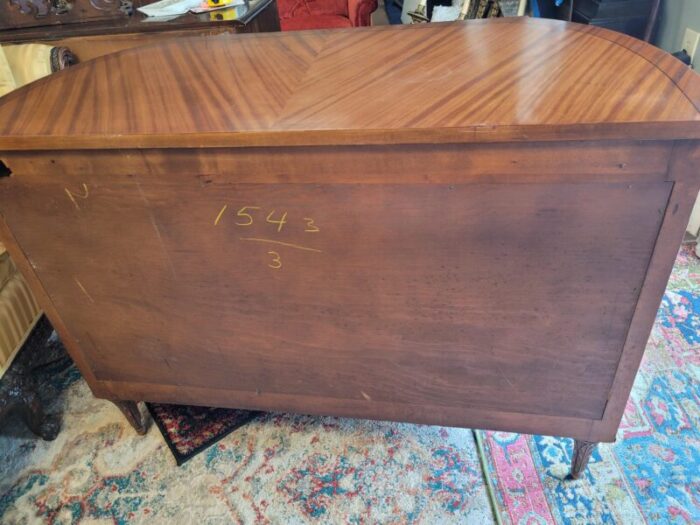 vintage 1930s adams decorated satinwood credenza 0594