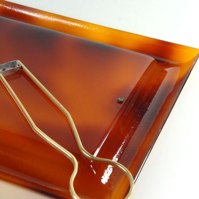 vintage acrylic table photo frame in style of christian dior 1970s 6