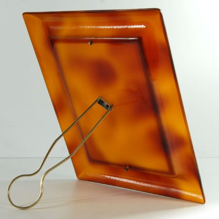 vintage acrylic table photo frame in style of christian dior 1970s 7