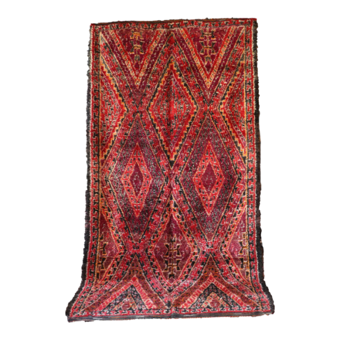 vintage beni mguild moroccan rug 74 137 6146