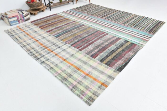 vintage bohemian kilim rug 1960 4