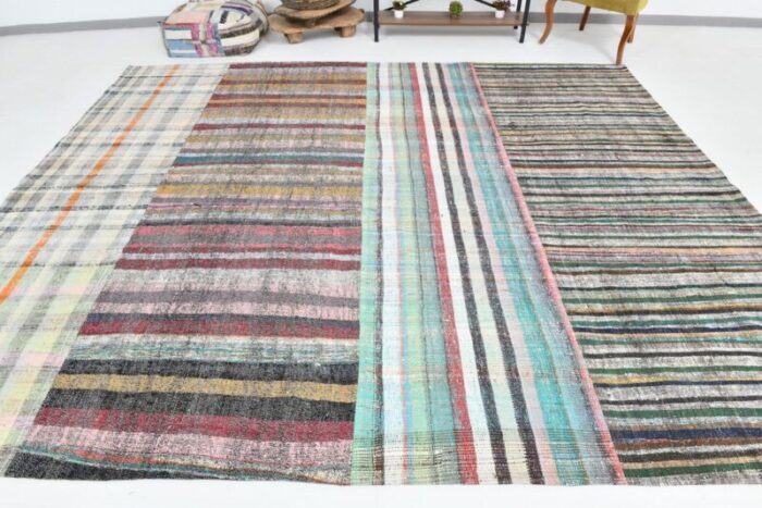 vintage bohemian kilim rug 1960 5