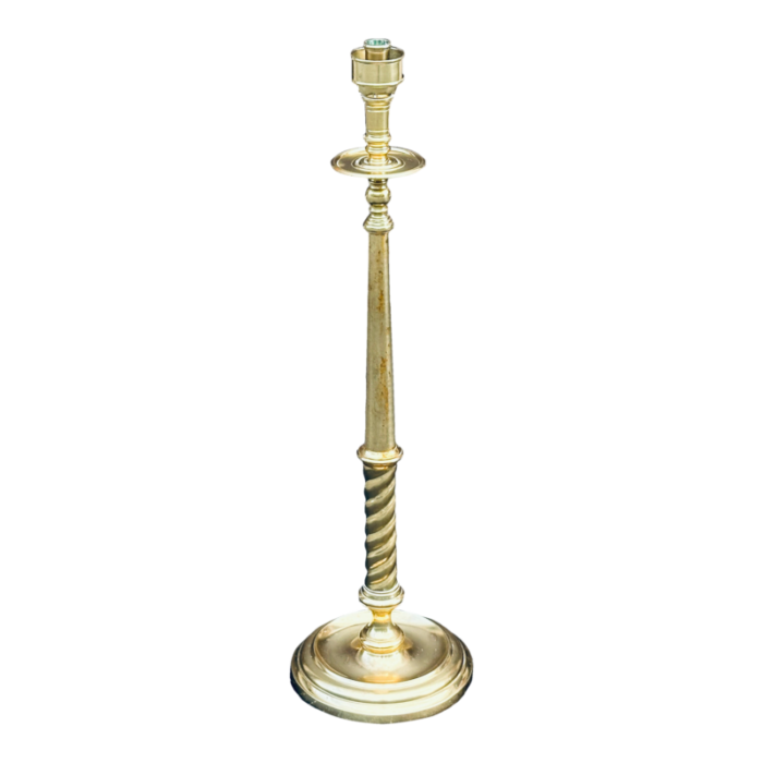 vintage decorative crafts inc 305 tall brass candle holder stand 7348