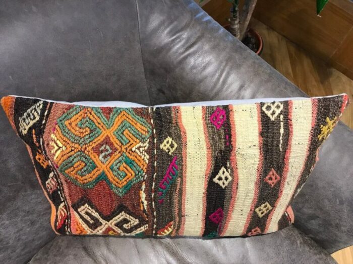 vintage handmade aztec cushion 9