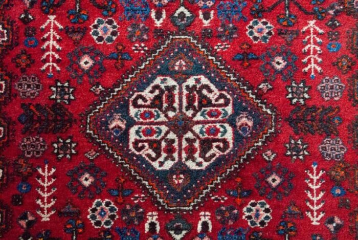 vintage handwoven abadeh rug 5