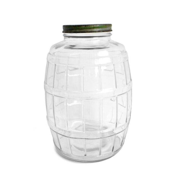 vintage india glass jar 2