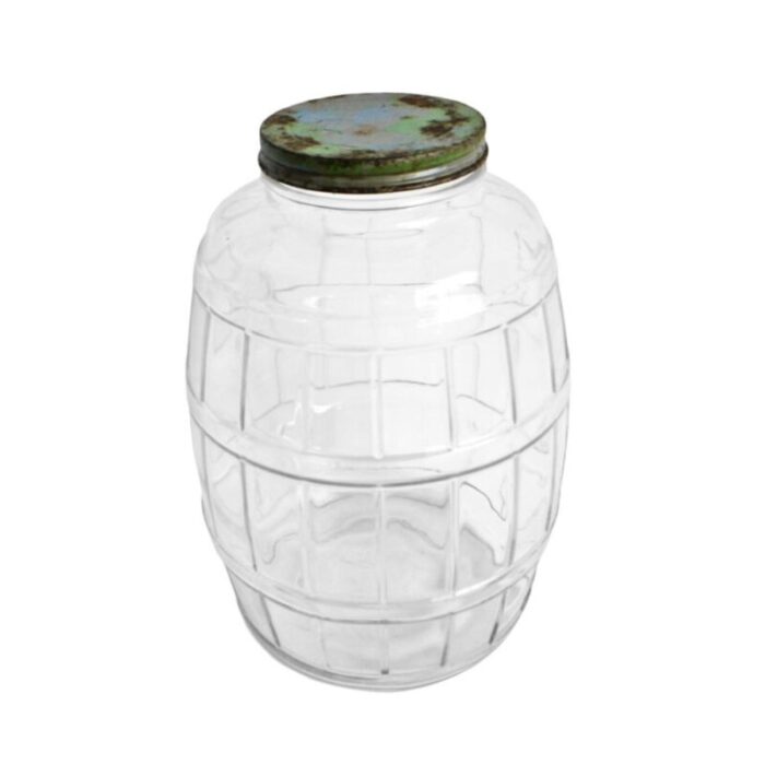 vintage india glass jar 5