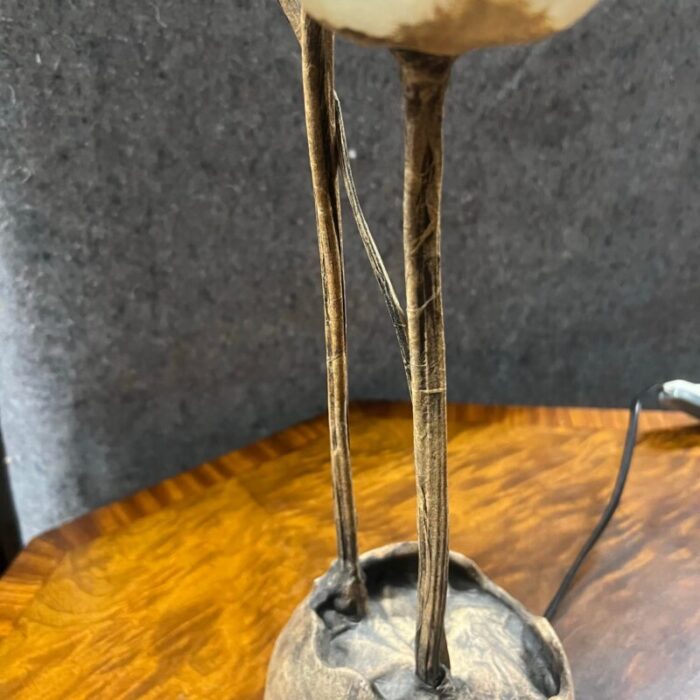 vintage korean mulberry paper hanji table lamp 3842