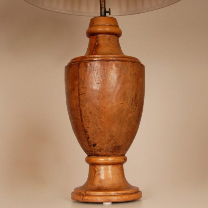 vintage leather table lamps english chesterfield style traditional vase lamps a pair 8772