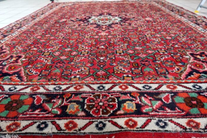 vintage middle eastern handmade malayer rug 1960s 10