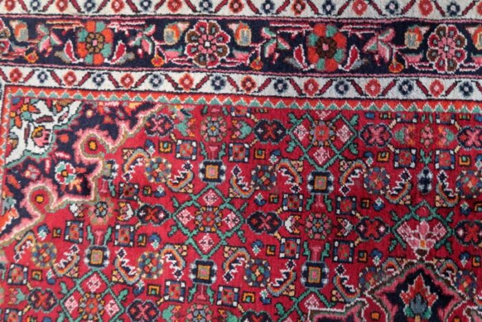 vintage middle eastern handmade malayer rug 1960s 9