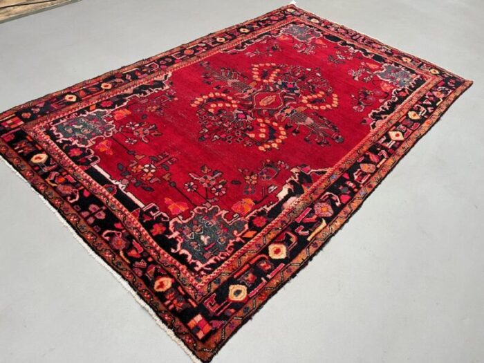 vintage middle eastern lilihan armenian rug 12