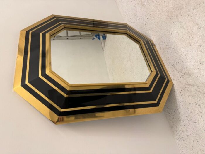 vintage mirror by jean claude mahey 1970s 9