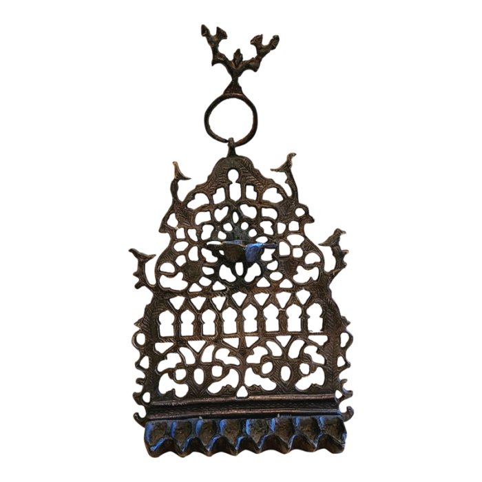 vintage moroccan hanukkah menorah 6468