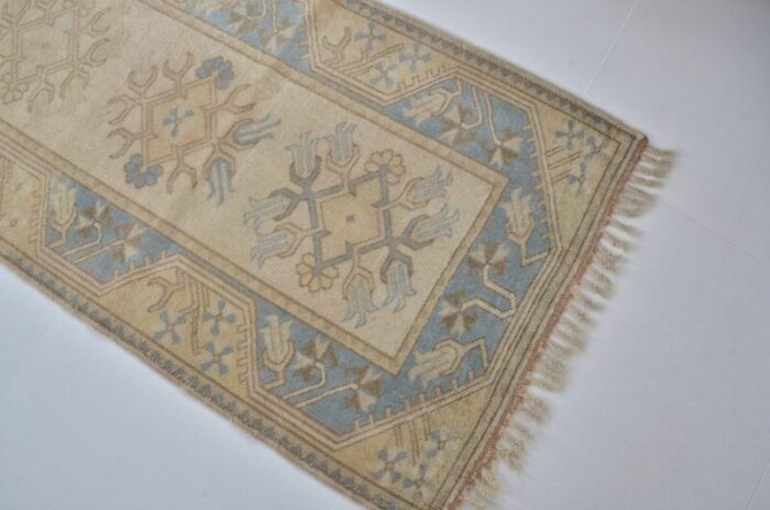 vintage oushak hallway runner 1960s 7