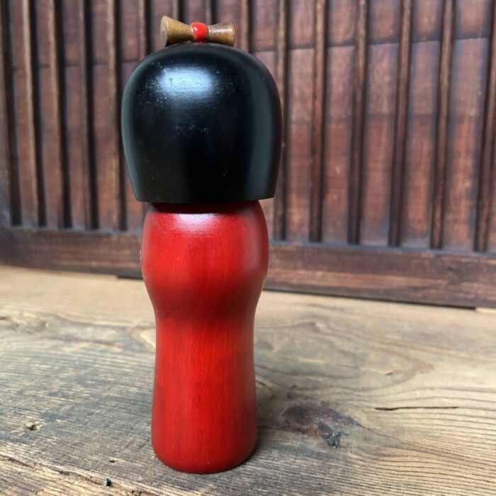 vintage sakura kokeshi by kishi sadao sadao kishi japan 1970s 6