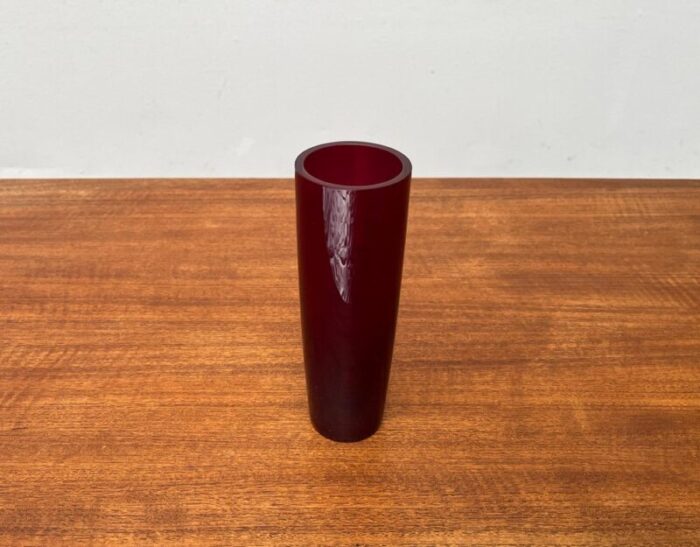 vintage scandinavian art glass vase 6