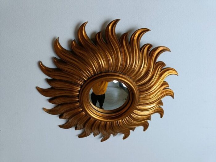 vintage sunburst mirror 1960s 6