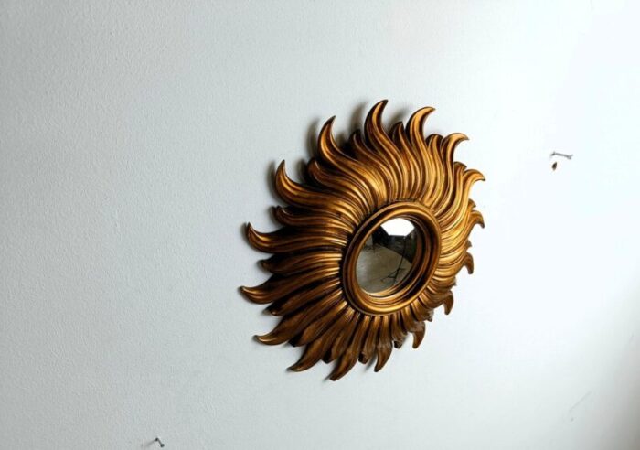 vintage sunburst mirror 1960s 8