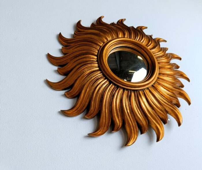 vintage sunburst mirror 1960s 9