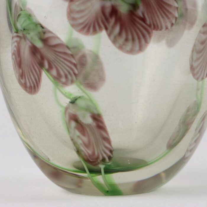 vintage white glass vase 6